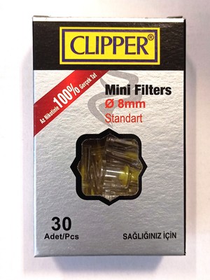 Снимка 1 за 720 броя Филтри за Цигари - 8 мм CLIPPER