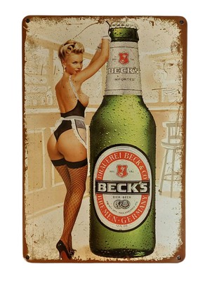 Снимка 1 за BECK'S  Метална Табела