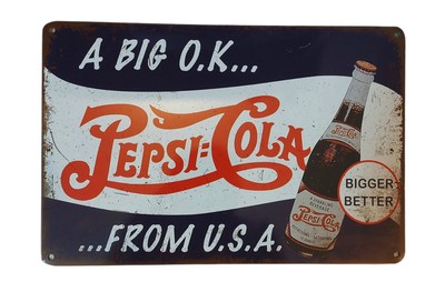 Снимка 1 за PEPSI  Метална Табела