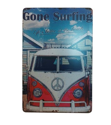 Снимка 1 за GONE SURFING  Метална Табела