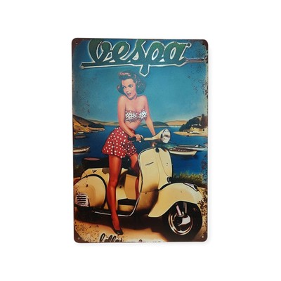 Снимка 1 за VESPA Метална Табела