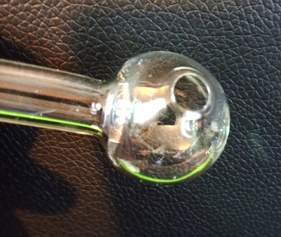 Снимка 2 за Стъклена Лула / Фифка 10 см