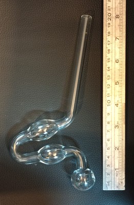 Снимка 2 за Стъклена Лула / Фифка 20 см