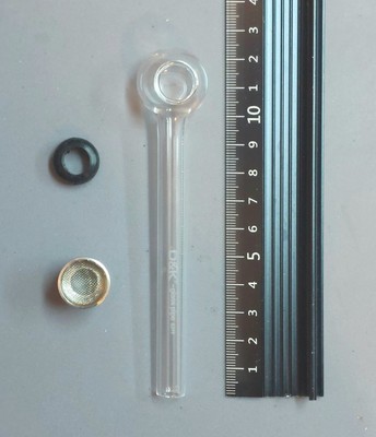 Снимка 2 за Стъклена Лула / Фифка 12 см