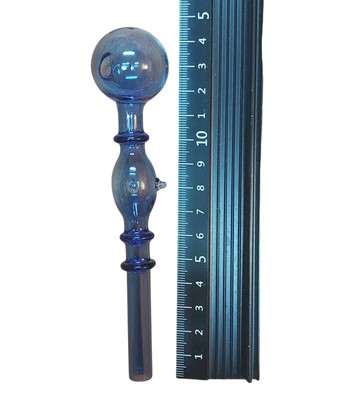 Снимка 2 за Стъклена Лула / Фифка 15 см