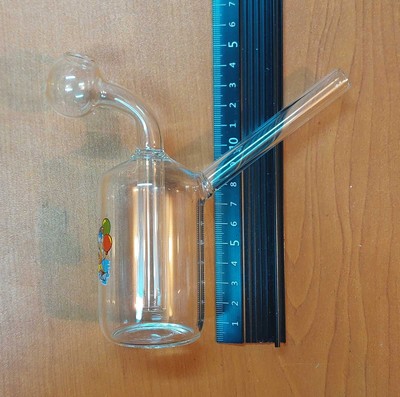 Снимка 3 за Стъклен Бонг - 15 см